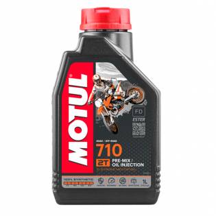 MOTUL 710 2T FULLY SYNTHETIC 2 STROKE ENGINE OIL ANTI-SMOKE - 1L - 1L