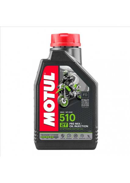 MOTUL 510 2T 2 STROKE ANTI-SMOKE MOTORCYCLE ENGINE OIL 1L - 1L