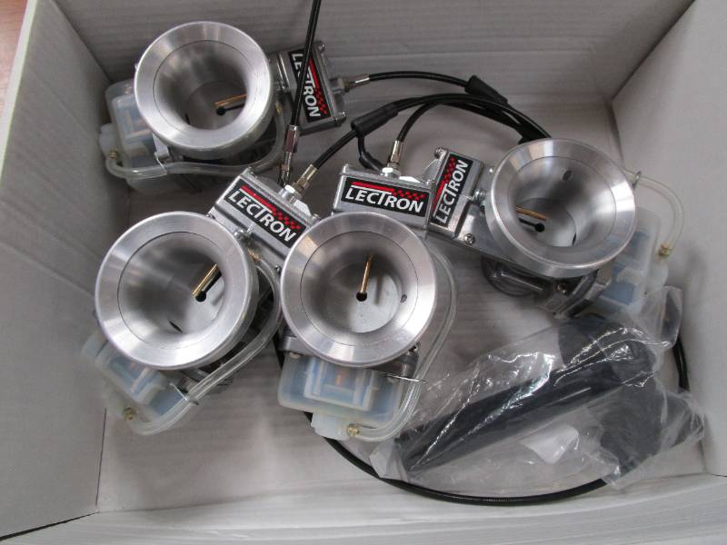 44mm Powerjet Lectrons c/w Power Rings - GSX1100 16v  40mm Lectrons
