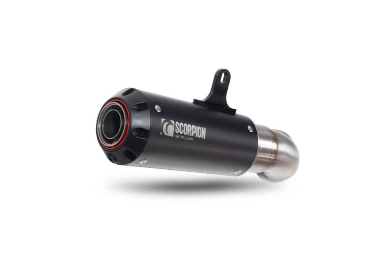 Scorpion Red Power Slip-on - Black Ceramic Coated Sleeve - Kawasaki Z900 2020  - Scorpion Red Power Slip-on - Black Ceramic Coated Sleeve