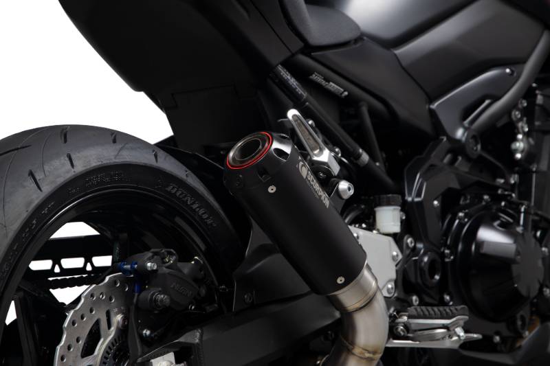 Scorpion Red Power Slip-on - Black Ceramic Coated Sleeve - Kawasaki Z900 2020  - Scorpion Red Power Slip-on - Black Ceramic Coated Sleeve