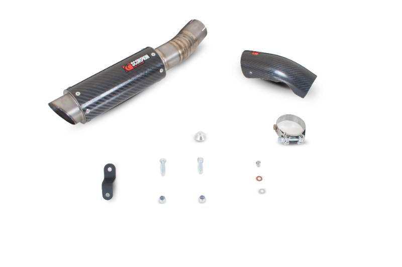 S1000R 14-15 S1000RR 09-14 Scorpion RP1-GP Slip-on  - Carbon Fibre Sleeve - S1000R 14-15 S1000RR 09-14 Scorpion RP1-GP Slip-on