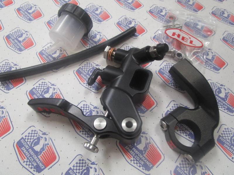 HEL Bar Mounted Solid Billet Adjustable Rear Thumb Brake - Latest Model Thumb Brake from HEL