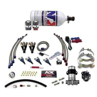Nitrous Express Pirahna Pro Mod Kit - 300hp Race Nitrous Kit c/w bottl ...
