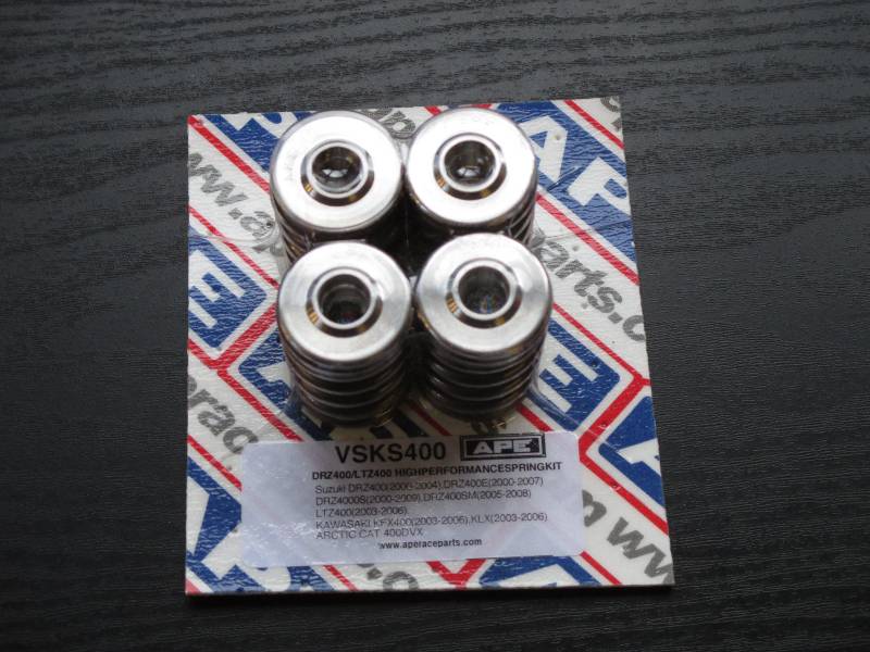 Suzuki DRZ400 APE Valve Spring Kit. - Heavy Duty Valve Springs  and titanium retainers