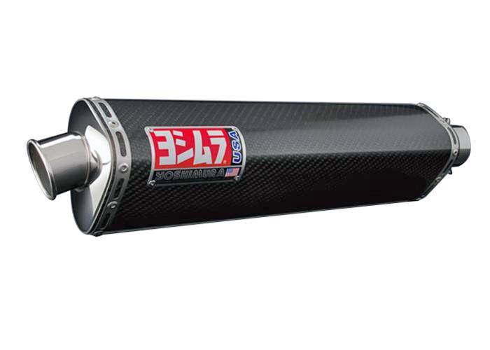 Yoshimura Carbon Tri-Oval Bolt-On TRS Race Carbon - Suzuki GSX-R1000 2001-2004