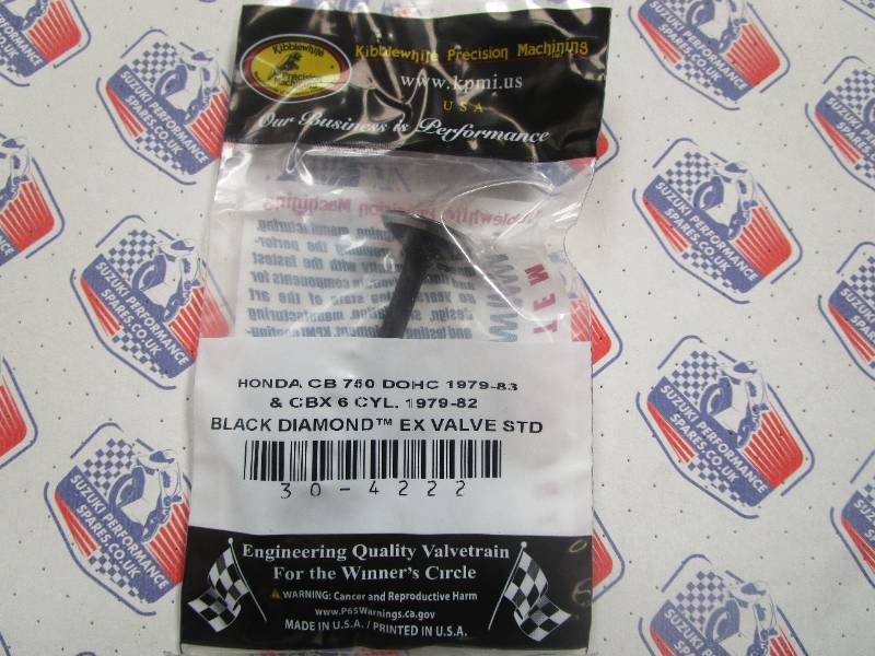 Honda CBX1000 Stainless Exhaust Valves Kibblewhite - Kibblewhite .Set 12. std Size
