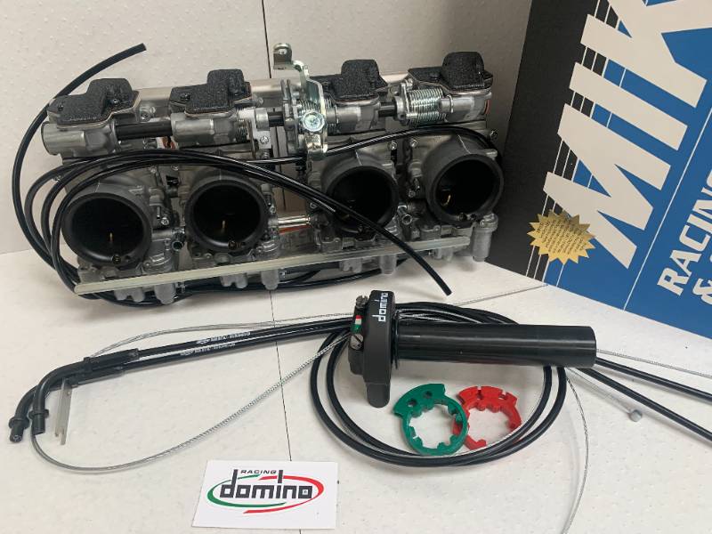 Domino XM2 Quick Action Throttle & Universal Cable Kit  - RS Mikuni Push Pull Throttle Kit