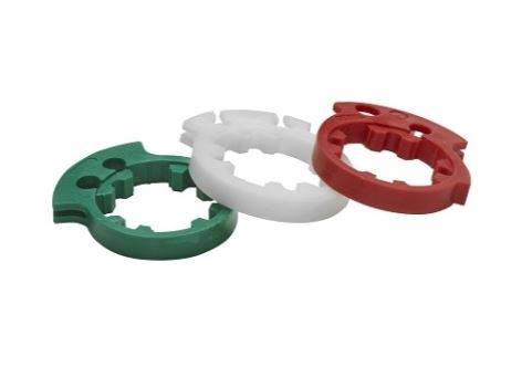 DOMINO XM2 Quick Action Throttle Spare Speed Ring Set - Green, White & Red