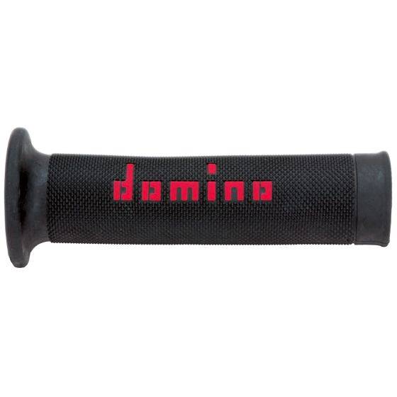 Domino Road Race Handlebar Grips 29mm Outer Diameter BLK/RD - Black/Red