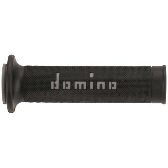 Domino Road Race Handlebar Grips 29mm Outer Diameter BLK/GRY - Black/Grey