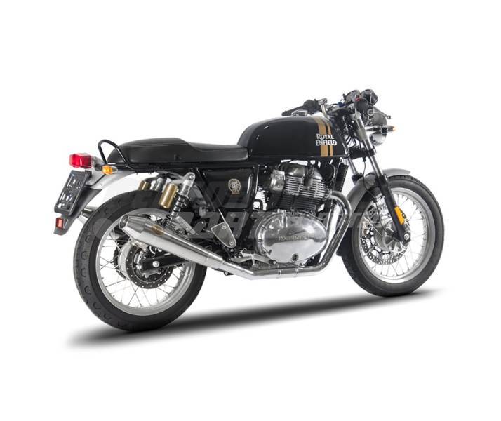 Zard Mirror Polished Stainless Slip-Ons (Removable Baffle) Race ONLY - Interceptor 650 / Continental GT 650