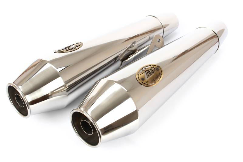 Zard Mirror Polished Stainless Slip-Ons (Euro 4 Road Legal) - Interceptor 650 / Continental GT 650