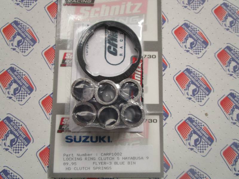 Hayabusa 99-07 Clutch Modification - Carpenter Lock Ring Kit with Springs