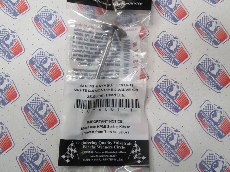 Hayabusa Stainless Std Size Valves. 16. - Kibblewhite White Diamond Stainless Valves