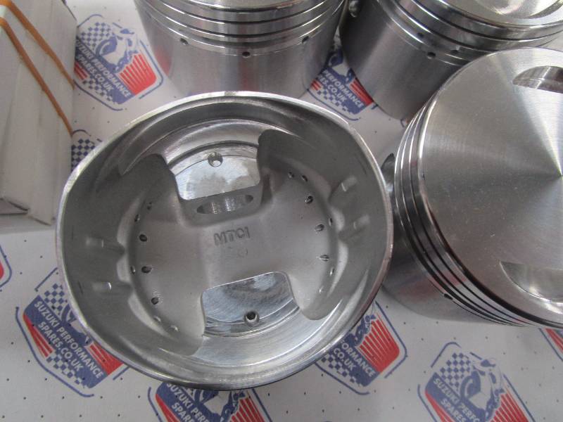 Z900 Z1000 MTC Turbo Piston Kit 72mm 1075cc - MTC-K1075T 9.0:1 CR