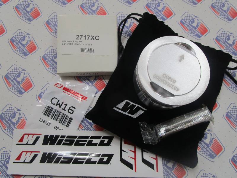 Kawasaki ZX750E Turbo 69mm Pistons - Wiseco 810cc Flat Top Pistons