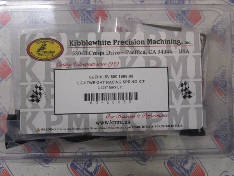 SV650 Kibblewhite Light Weight Valve Spring Kit - 60-60030