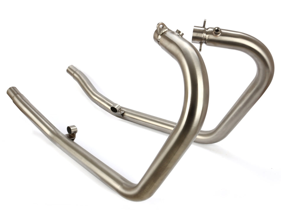 Royal Enfield 650 Interceptor / 650 Continental GT ENFIELD PRECISION Headers - Brushed Stainless Finish (Pair)