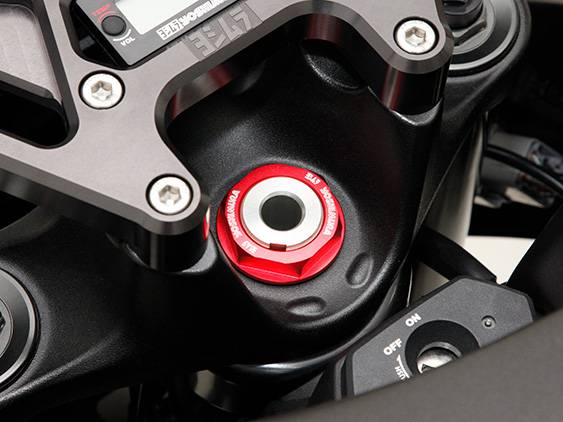 Yamaha YZF-R1S (16-18) Yoshimura Japan Top Yoke Nut - CNC machined from high quality aluminium