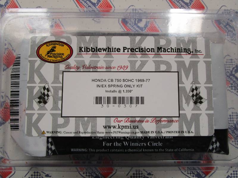 Honda CB750/4 SOHC 69-78 Kibblewhite Valve Spring Set - KIB 30-0307 HD Valve Spring Kit