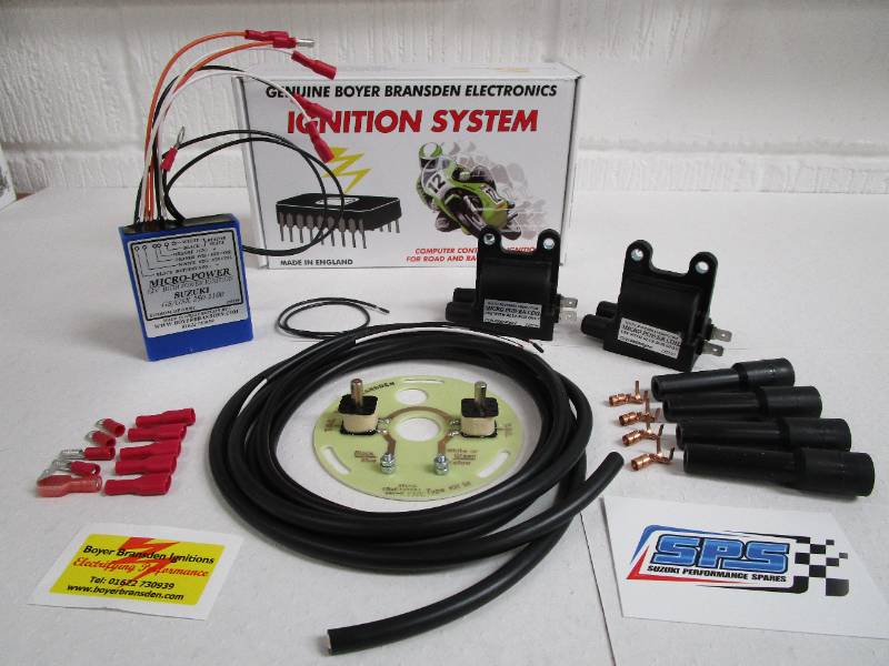 Suzuki GS550 1977-84 Boyer-Bransden Ignition Kit Including Coils - MICRO POWER Ignition Kit Inc Coils
