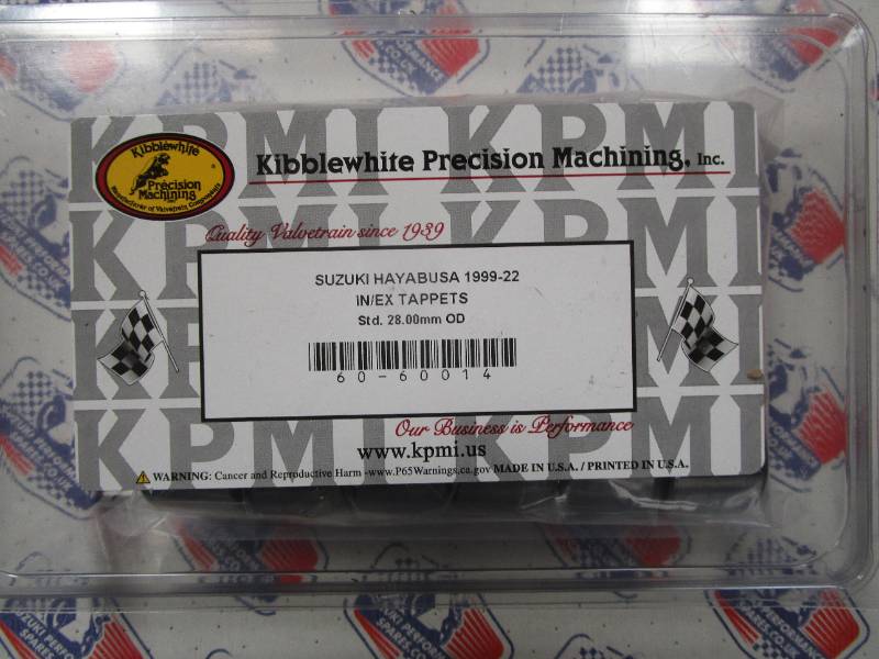 GSX1300 Hayabusa Race Tappets - Kibblewhite HT Steel Replacement Tappets