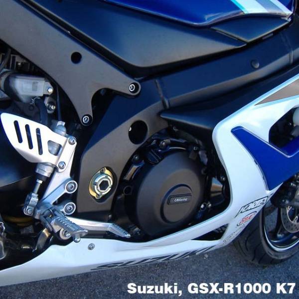 Suzuki GSX-R 1000 K1-K8 Gearbox / Clutch Cover K1-K8 - GB RACING
