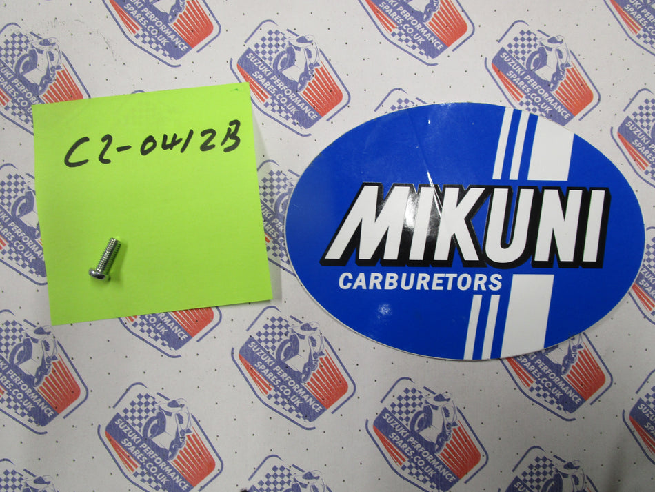 Mikuni RS Float Bowl Screws. C2=412B