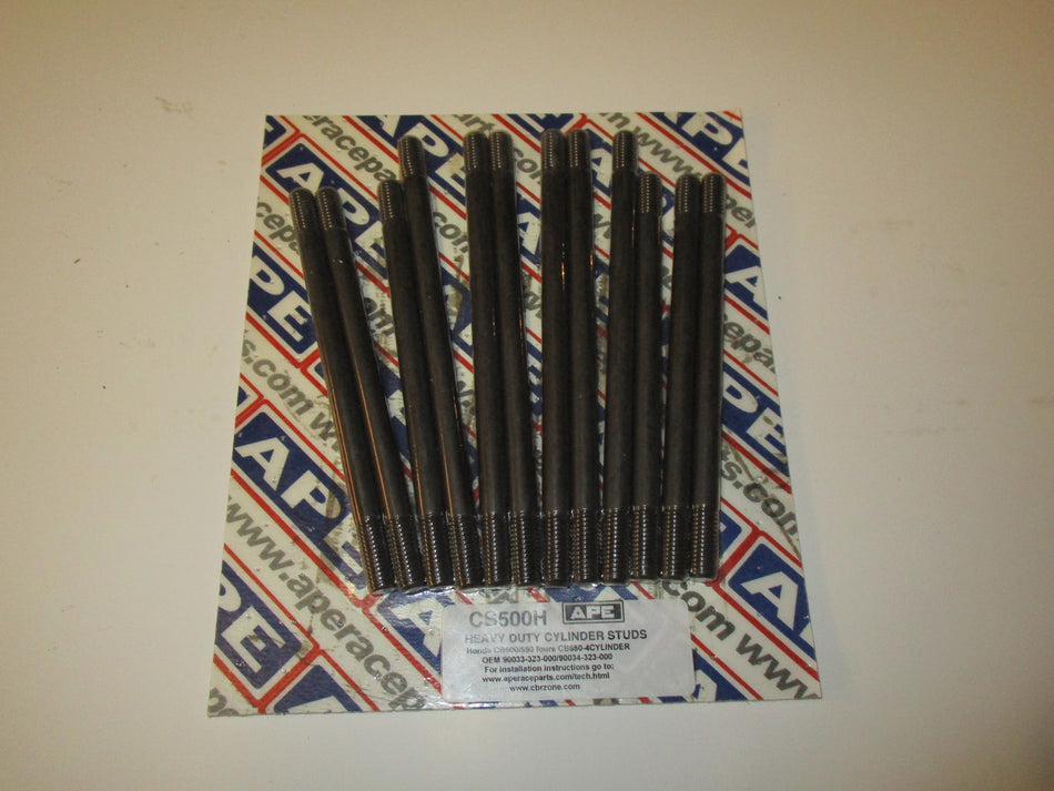 APE Honda CB500/550 Four Heavy Duty Cylinder Studs CS500H