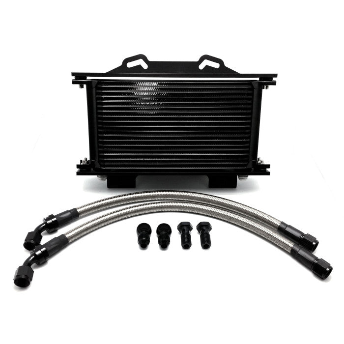 Suzuki GSXR750 85-87 Oil Cooler Kit - SPS HEL Performance Oil Cooler, lines and Brackets