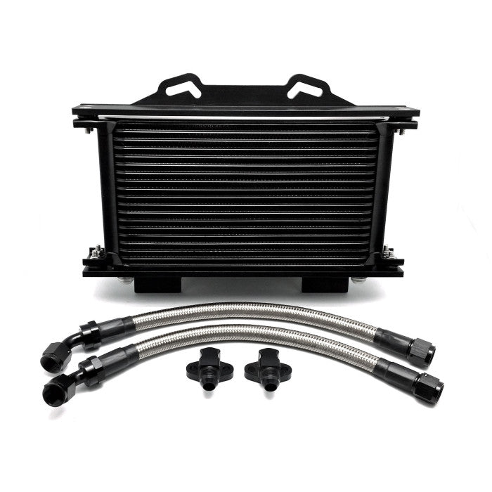 Suzuki GSX1400 Oil Cooler Kit - SPS HEL Performance Oil Cooler, lines and Brackets