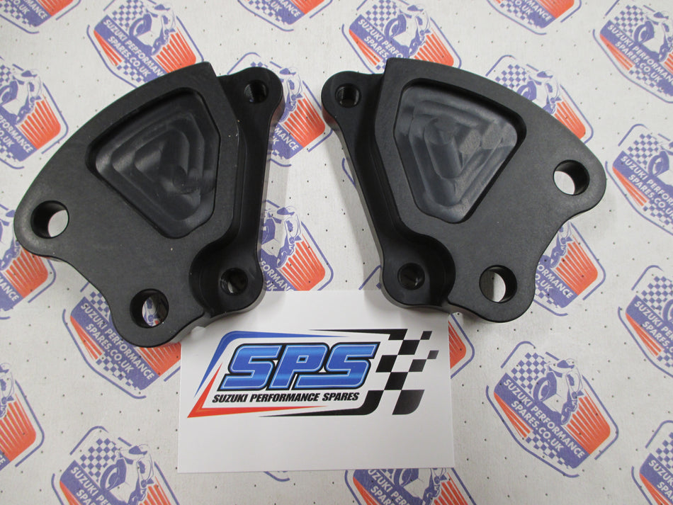 Suzuki GSXR1000 K1 K2  Brembo Caliper Conversion Kit - Brembo P4 30/34 Forged Calipers and Adaptors