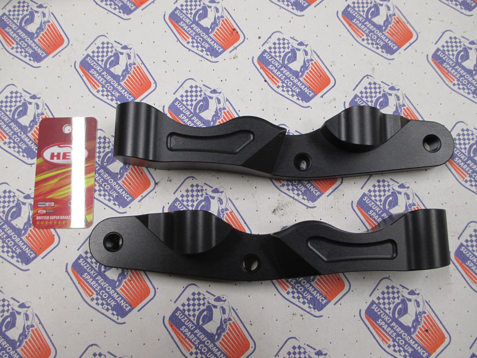 Suzuki GSXR1000 K1-2 HEL Axial to Radial Caliper Brackets 62mm to 10mm