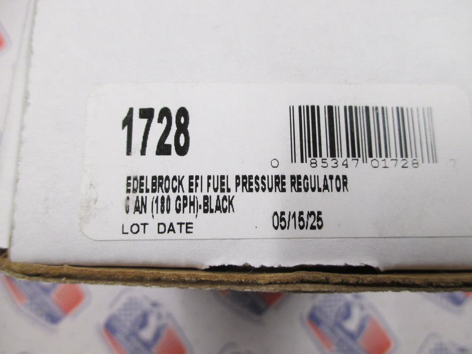 DME Eldebrock Fuel Pressure Regulator EDL-1728