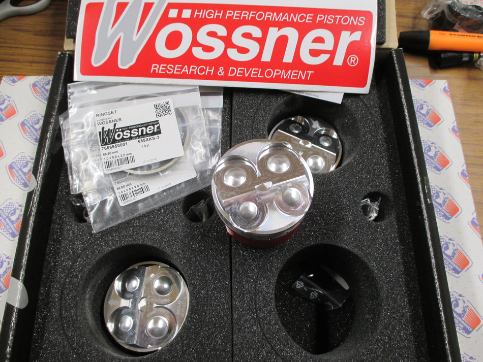 Suzuki GSXR600 SRAD 97 to 2000 Wossner High Comp Piston Kit K4054DA-4