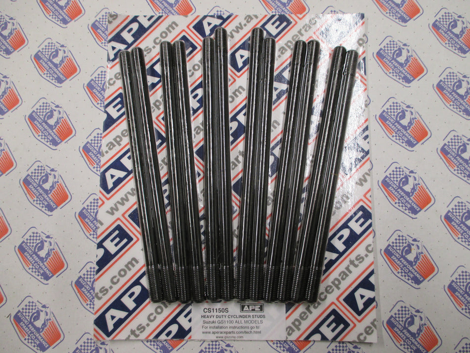 Suzuki GSX1100 efe Heavy Duty Cylinder Studs - APE CS1150s