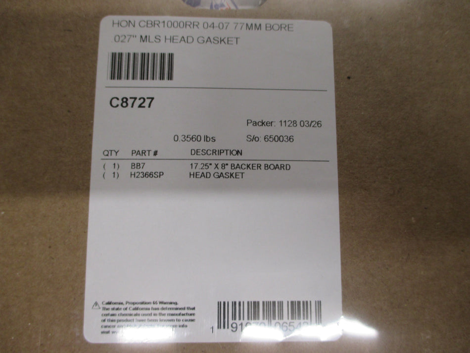 CBR1000RR 04-07 77mm MLS Cometic Head Gasket C8727