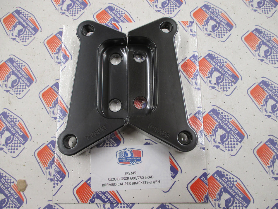 SPS Brembo Adaptor Plates GSXR750 SRAD - Brembo P4 to SRAD Forks