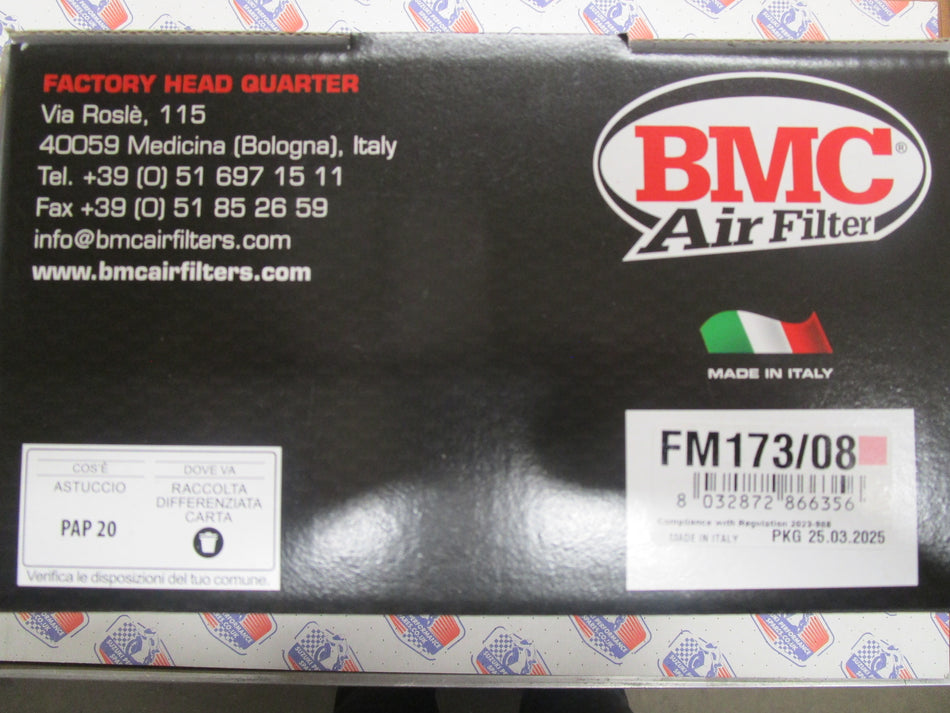 GSXR600 SRAD 97-00 BMC Performance Air Filter 173/08