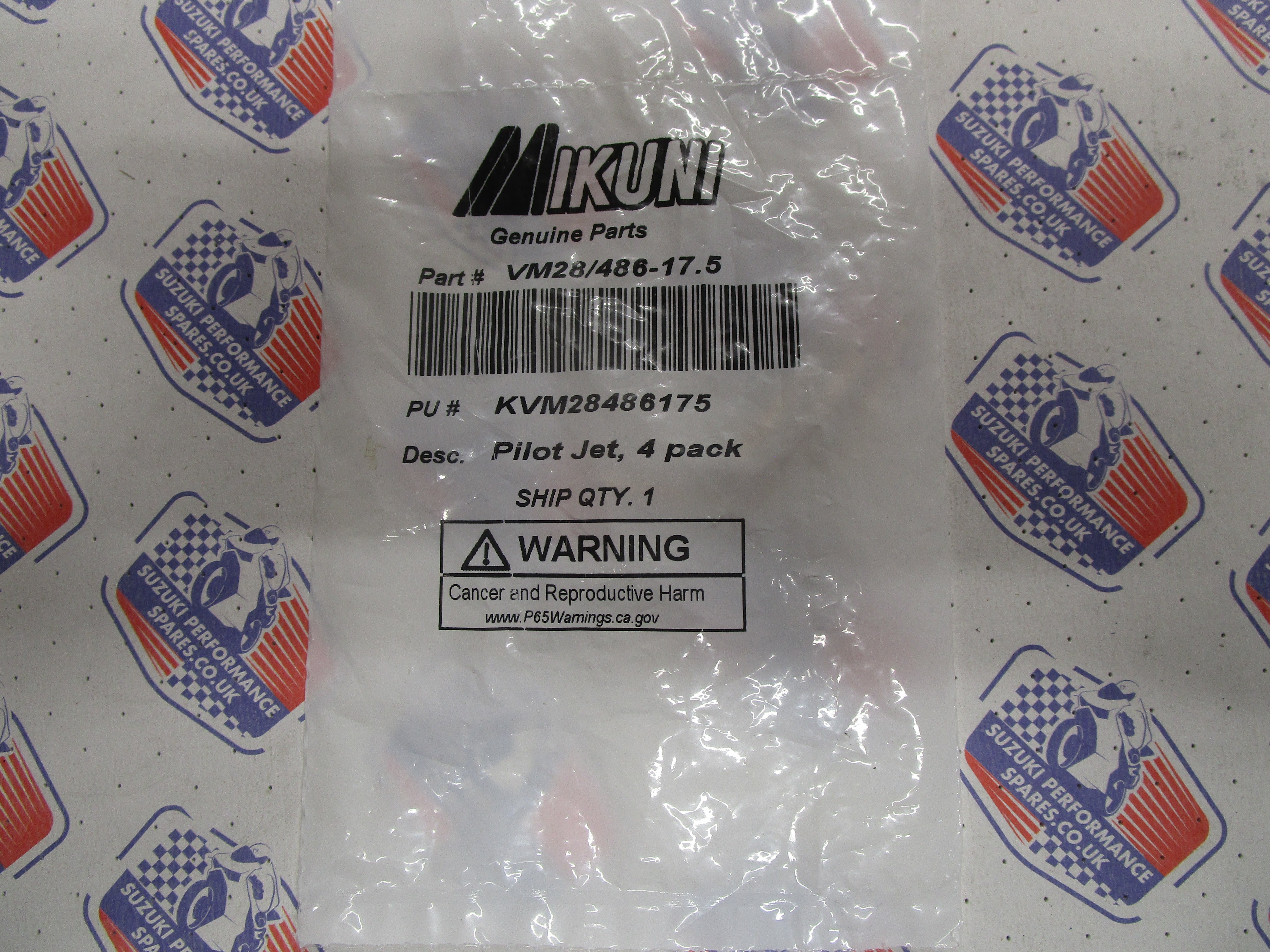 Mikuni Pilot Jets .RS 34 -RS40 Carbs. VM28/486 – Suzuki