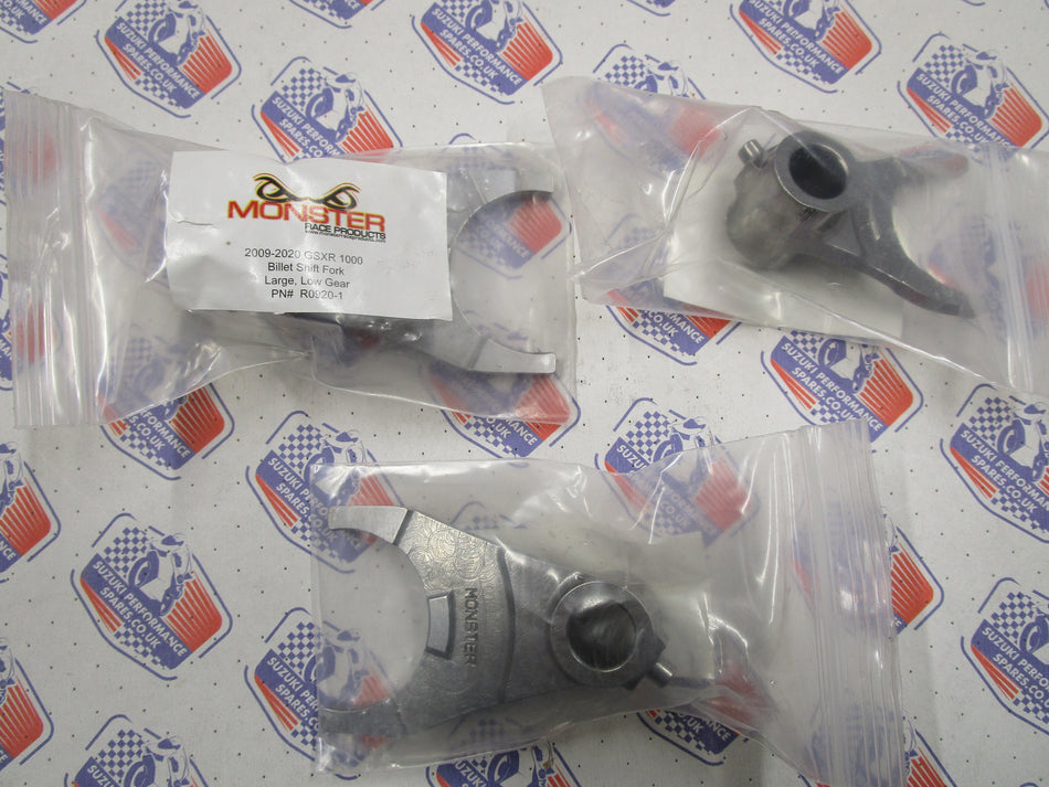 Suzuki GSXR1000 K9 to L10 Billet Shift Forks - Set 3 Billet Transmission Forks