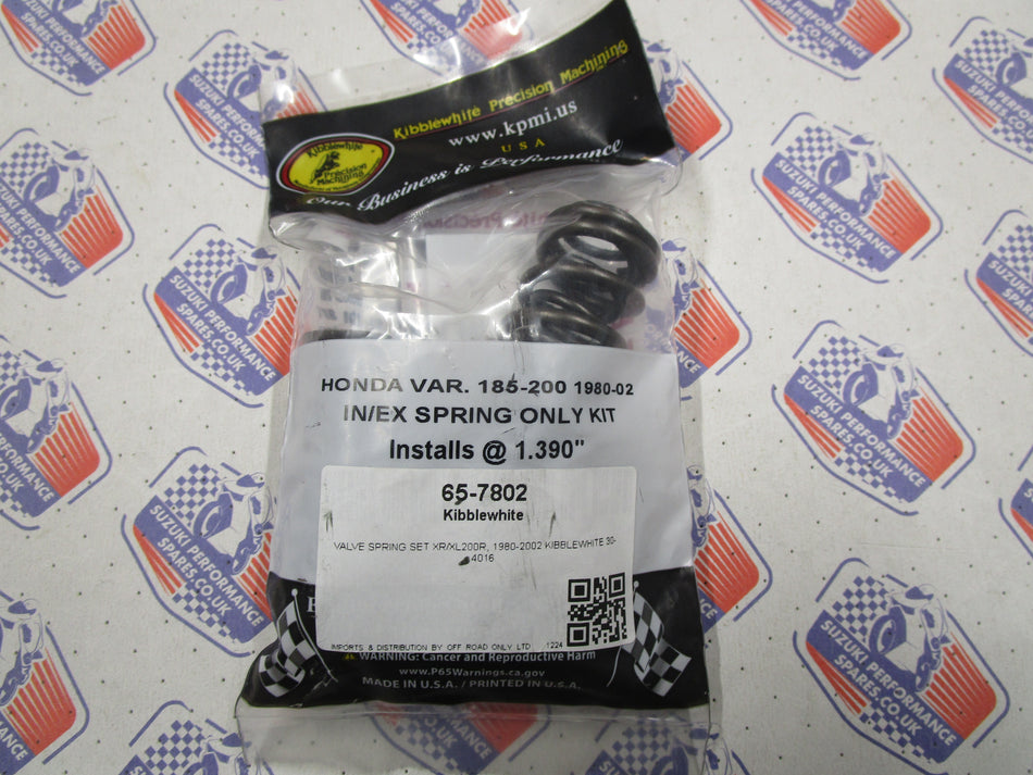Honda ATC 185/200 XL185/200 non RFVC 1980-02 Performance Valve Springs Kibblewhite