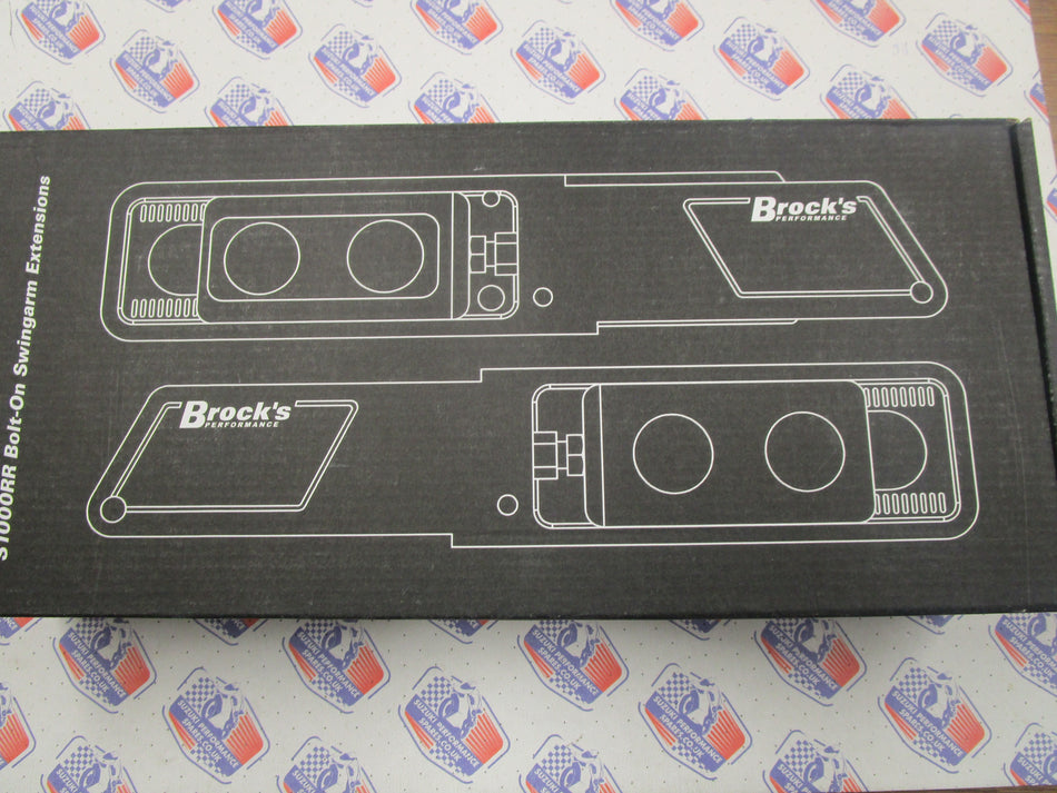 Brock's BMW S1000RR Swing Arm Extensions. Bolt On ! 20-25 Models