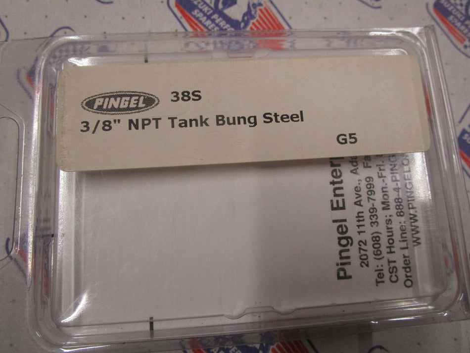 Pingel 3/8th NPT Weld on Tank Bung. Steel 38S