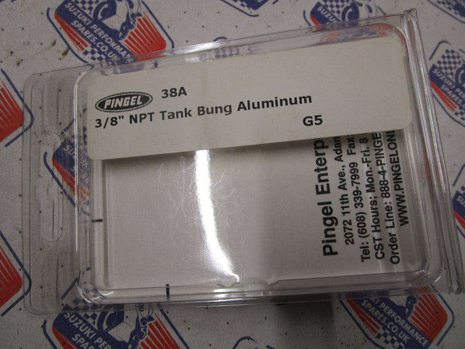 Pingel 3/8th NPT Weld on Tank Bung. Aluminium 38A