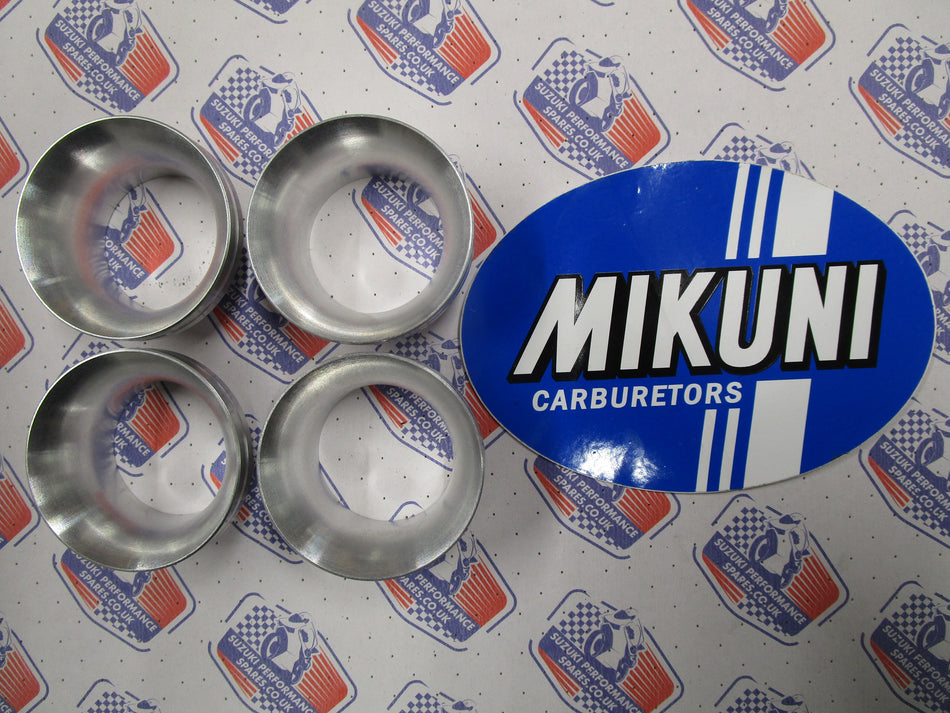 Mikuni TMR Flatslide Filter Adaptors. Set 4 TMR38/201-55