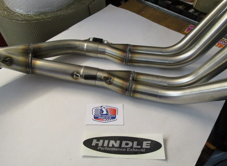 Suzuki GSX11000 80-83 Hindle Exhaust System - Full System with 14" Round Silencer