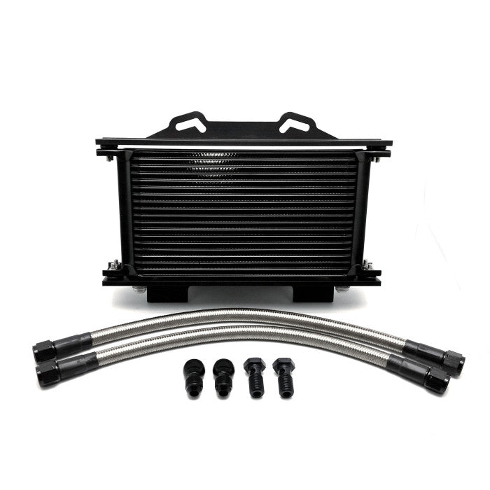 Suzuki GSXR1100 86-88 Oil Cooler Kit - SPS HEL Performance Oil Cooler, lines and Brackets