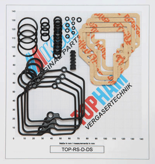 Mikuni RS 34 to 40mm  Replacement Gasket Set